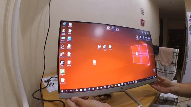 Монитор HP 22 fw Часть 2. Подключение и осмотр смотреть онлайн
