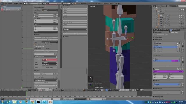 Blender Minecraft Rig Tutorial #2 (Sharp Bends) смотреть онлайн