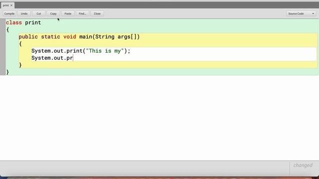 Use of a printing statement|JAVA|Blue J смотреть онлайн