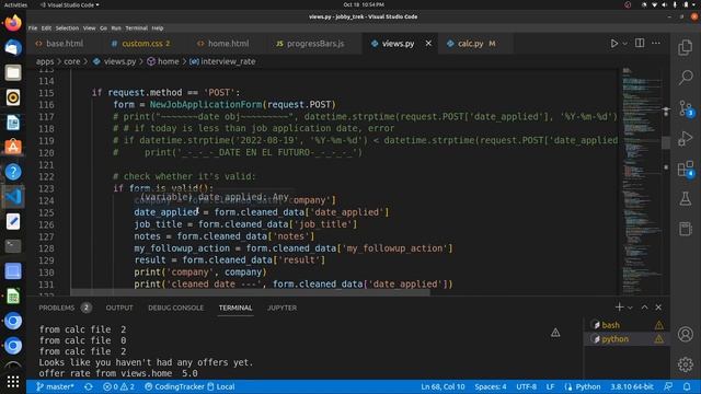 JobsTrekker app in Django -- description of features, code смотреть онлайн