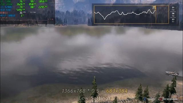 Far Cry 5 Benchmark Tool (GT 740M/GT 825M/GT 920M) [Low] смотреть онлайн