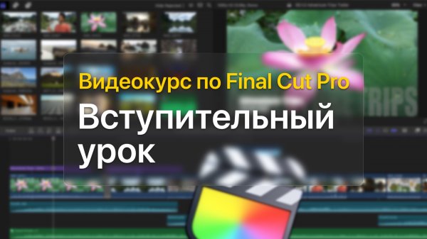 ? Вступительный урок — курс уроков по Final Cut Pro