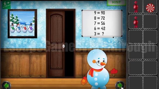 Snowman Room Escape Walkthrough [AmgelEscape] смотреть онлайн