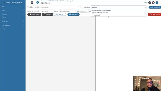 NETCONF with YANG Suite смотреть онлайн