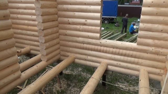 Сруб бани 5.0х6.0м. из бревна "Мшинская". Цена в СПб 177.063 руб. смотреть онлайн