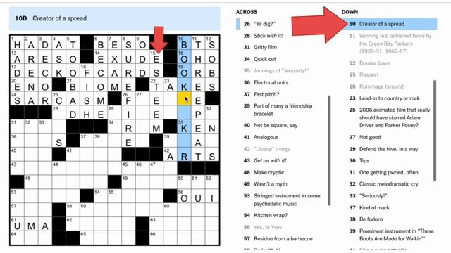 WEDNESDAY's NY Times Crossword Puzzle [Full Walkthrough] смотреть онлайн