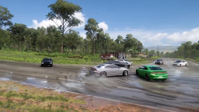 Forza Horizon 5: LIT MOPAR MEET/SIDESHOW STREET TAKEOVER! Trackhawks, Demon, Hellcats смотреть онлайн