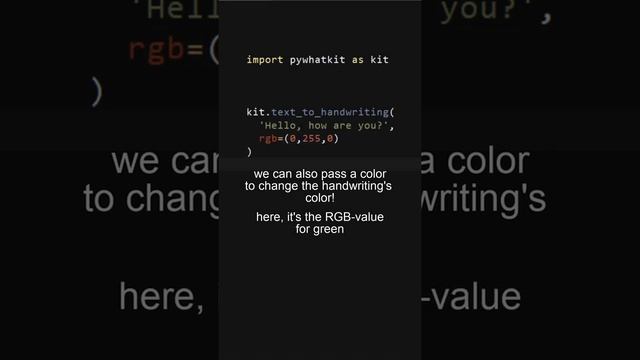 Convert TEXT to HANDWRITING in Python (Only 2 Lines) смотреть онлайн
