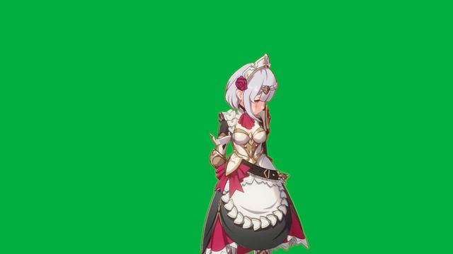 [8K] Noelle Green Screen Loop | Genshin Impact смотреть онлайн