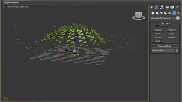 3DSMax2012 - Space Warps - Bomb смотреть онлайн