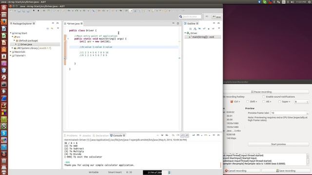 Java Tutorial - 13 - Arrays Introduction смотреть онлайн