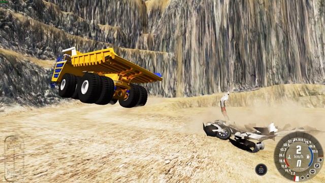 Белаз против машин