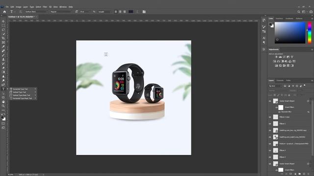 How To Make Product AD Design In Photoshop | AD Design Tutorial | Photoshop AD Poster Design | смотреть онлайн