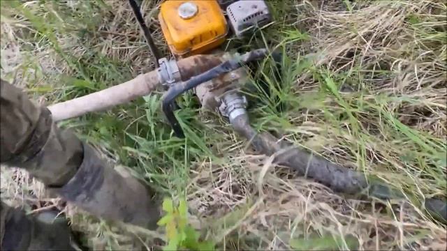 Забор речной воды, хороший напор! смотреть онлайн