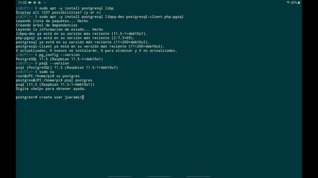Crear Usuario y Superusuario en Postgresql en Linux
