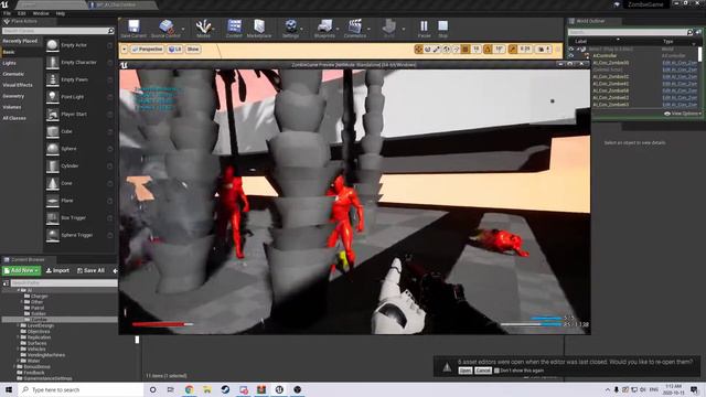 Unreal Engine Left 4 Dead-esque Game Development Day 2