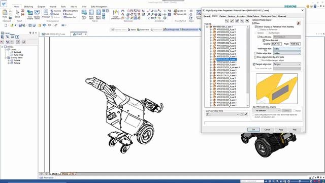 Manipulating drawing views in Solid Edge draft смотреть онлайн