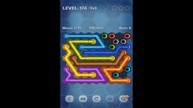 Pipe Lines: Hexa Mini Rotation Pack - Level 174 Solution смотреть онлайн