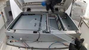 XEROX WorkCentre Scanner Unit & removing the Glass