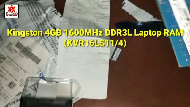 Kingston 4GB 1600MHz DDR3L Laptop RAM (KVR16LS11/4) unboxing with full installation for laptop смотреть онлайн