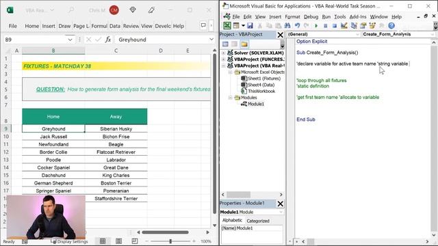 How To Start An Excel VBA Macro (Real-World VBA Task S3 P1) смотреть онлайн