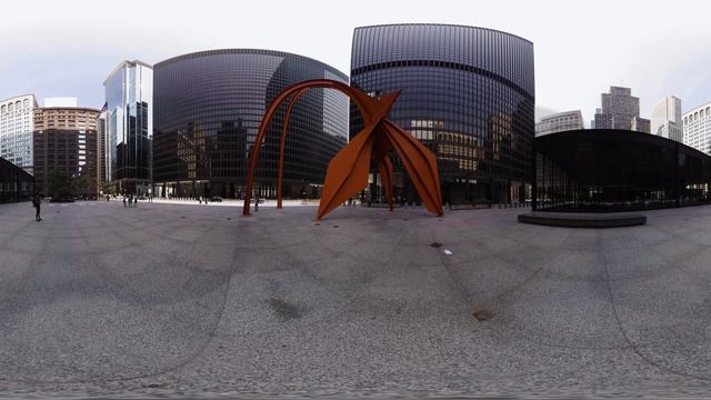 One Day in Chicago - VR/360° guided city tour (8K resolution) смотреть онлайн