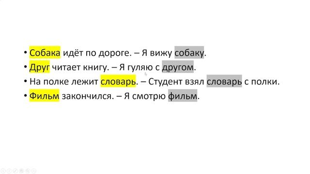 Формообразование, значение и употребление именительного падежа существительных смотреть онлайн