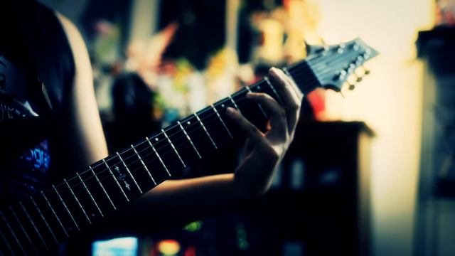【Bern】 Tesseract - Hexes 【Guitar Riff Cover】 смотреть онлайн