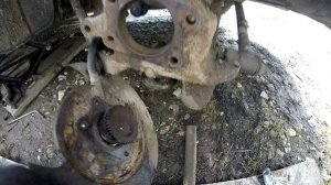 ЗАМЕНА ЗАДНЕЙ СТУПИЦЫ HYUNDAI SONATA EF