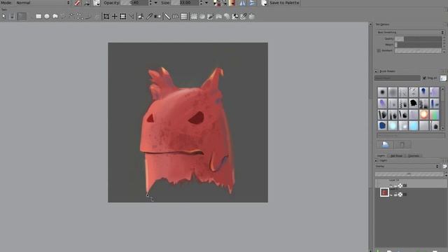 Avatar making Krita timelapse смотреть онлайн