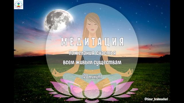 Медитация пожелания счастья всем живым существам (20 минут) смотреть онлайн