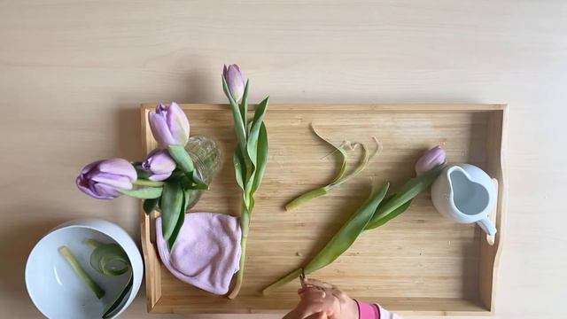 French Valentine's Day activity for kids: Flower Arranging (Montessori) смотреть онлайн