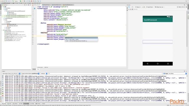 Android 9.0 Pie: Essential Developer Training: Optimizing Your App for Autofill | packtpub.com смотреть онлайн