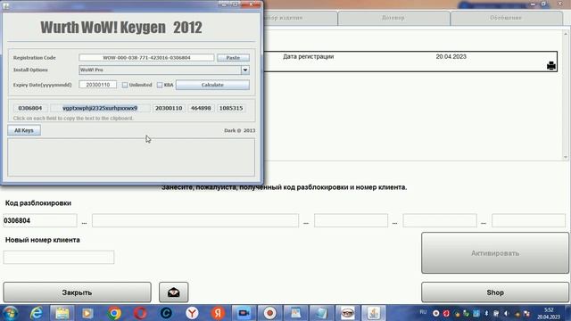 Установка и активация WOW 5.00.8R2 RUS для Автоком и Делфи! смотреть онлайн