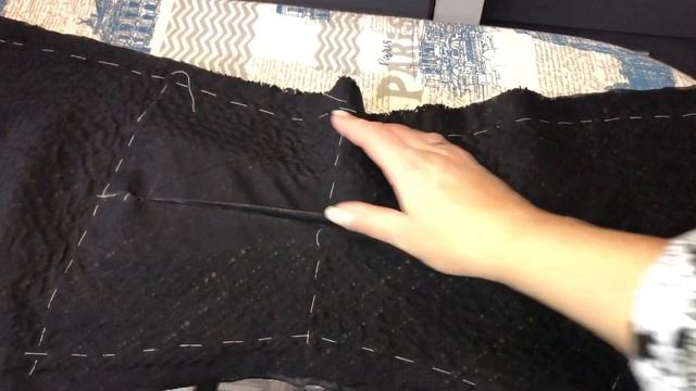 Как сделать вытачку на твиде без шва. Технология Шанель. смотреть онлайн