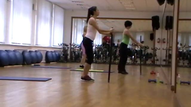 Упражнения с бодибаром. Групповая силовая тренировка.  SuperFitness Company