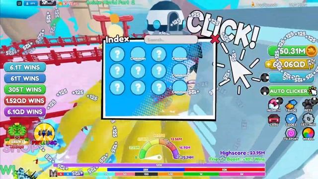 Claiming The Blue Golden Crown UGC in Roblox Race Clicker смотреть онлайн