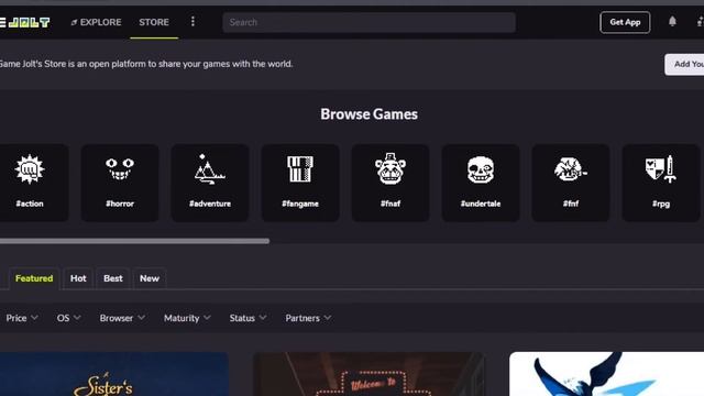 Подробный туториал куда надо нажать что бы загрузить игру в Game Jolt смотреть онлайн