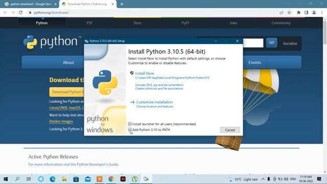 How to install Python 3.10.5 on Windows 10 | 100% working 2022 смотреть онлайн