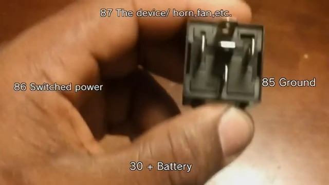 How to wire a 30/40 Amp relay смотреть онлайн