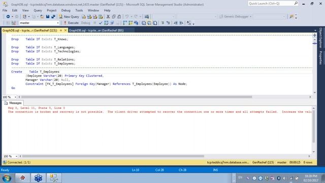 Geri Reshef: GraphDB in SQL Server 2017 смотреть онлайн