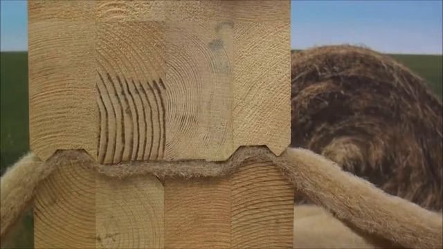 ТермоДжут межвенцовый утеплитель для сруба из бревна, бруса, лафета. смотреть онлайн