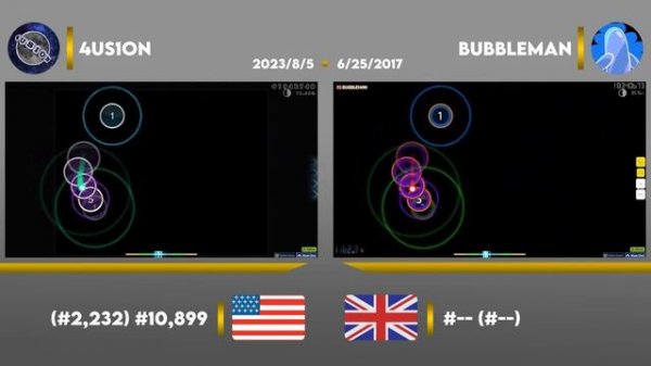Osu | Osu Player vs Bubbleman on The Solace of Oblivion [Aspire]