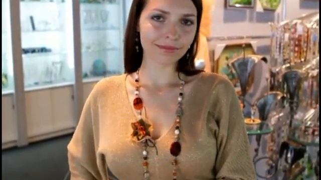 Коллекция Кокетка 3, бусы и серьги смотреть онлайн