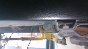 Приготовление и нанесение АМС-3 в раму внедорожника.