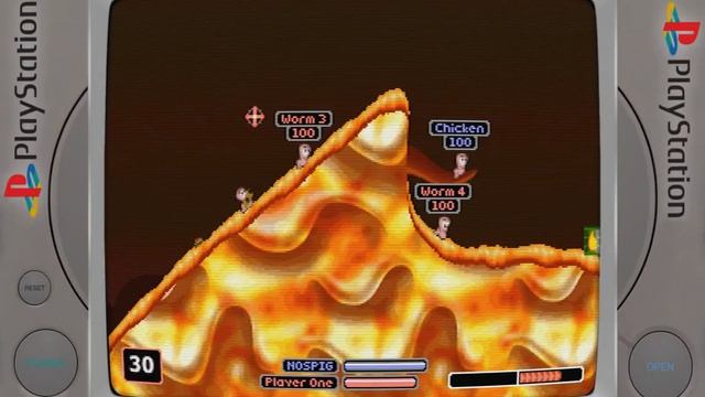Worms Armageddon - Gameplay Footage - PS1/PSX/PSOne - Retroarch 1080p смотреть онлайн