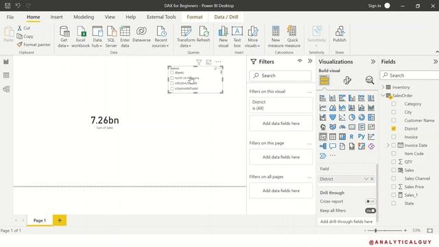 Power BI - Understanding DAX functions for Beginners in HINDI | End-to-End DAX Tutorial | Interview смотреть онлайн