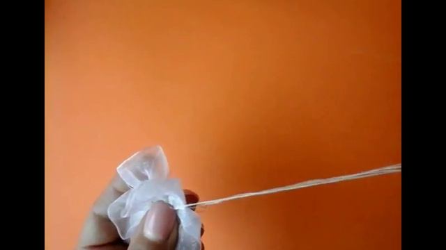 Бант-брошь в стиле канзаши/ Wonderful kanzashi flower смотреть онлайн