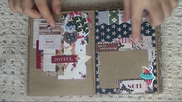 Мой Декабрьский дневник в апреле\ Скрапбукинг\ By_Masha_Malgina