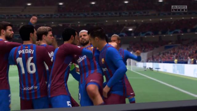 FIFA 22 | Celebración del Kun Agüero al Marcar un Gol Al Último Minuto смотреть онлайн